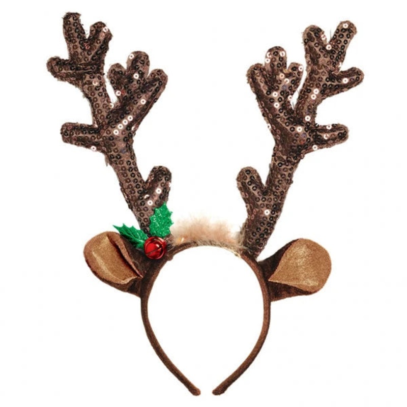 Reindeer Sequin Headband
