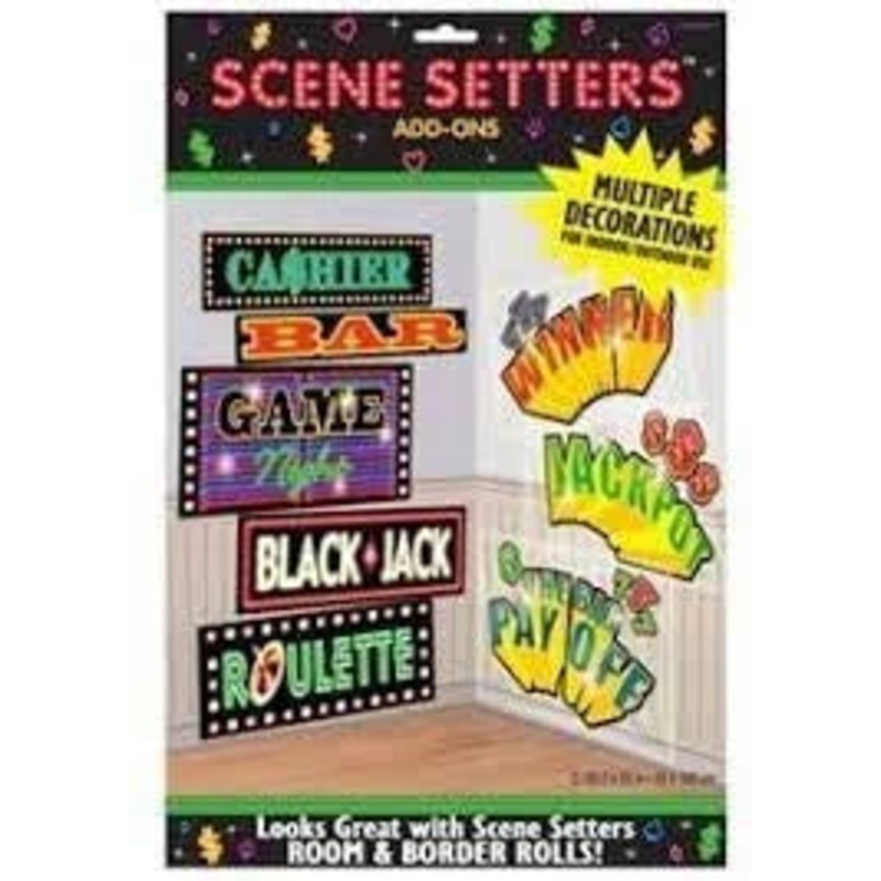 Casino Themed Scene Setters