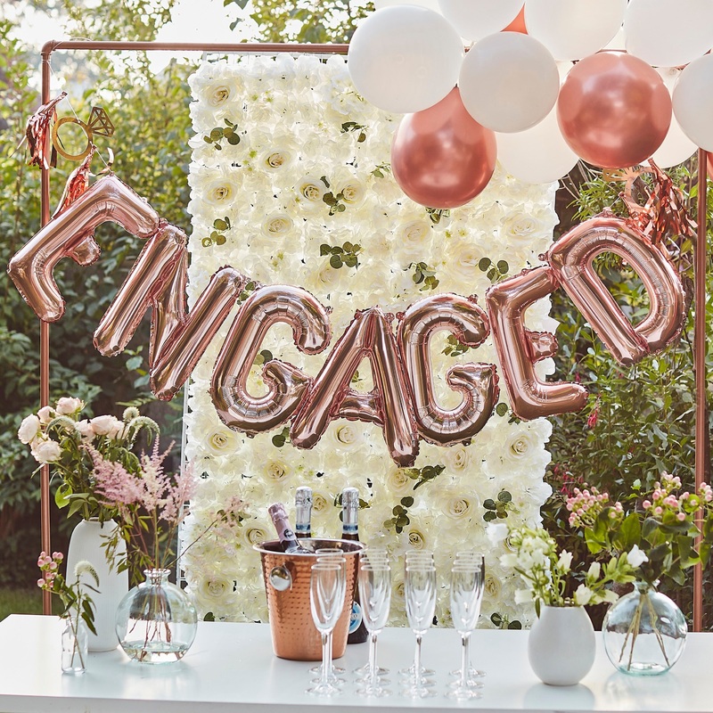 Engagement Balloon Bunting Decoration
