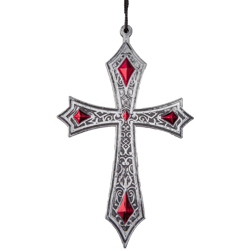 Gothic Vampire Cross Necklace