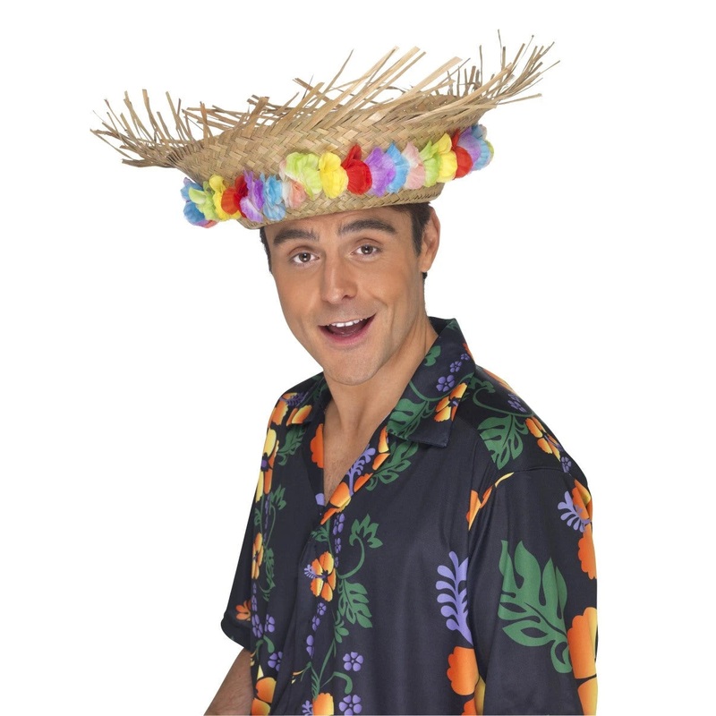 Straw Hawaiian Hat