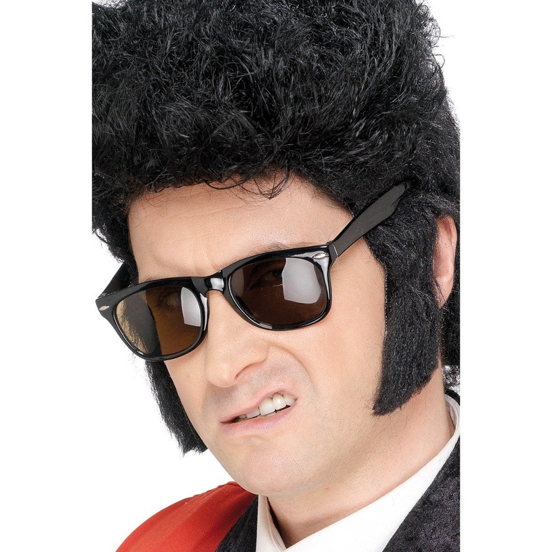 Teddy Boy Sideburns - Black