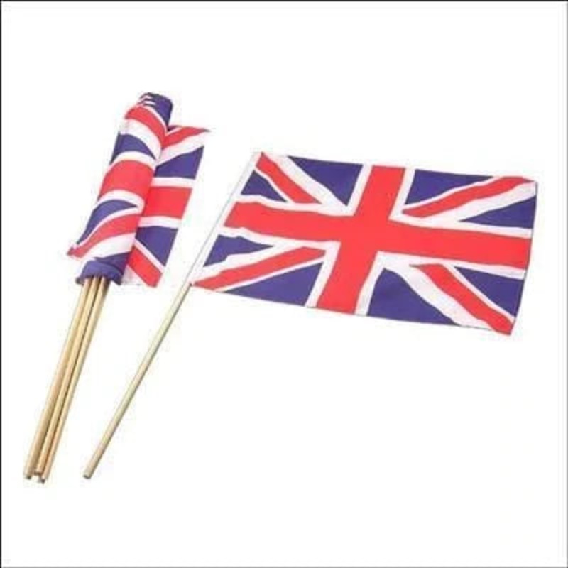 Union Jack Hand Waving Flag (18x12)