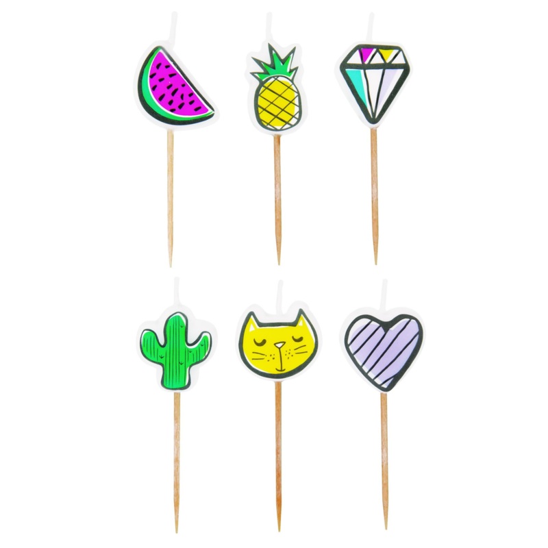 All my Favorite Things Birthday Candles 6 pk