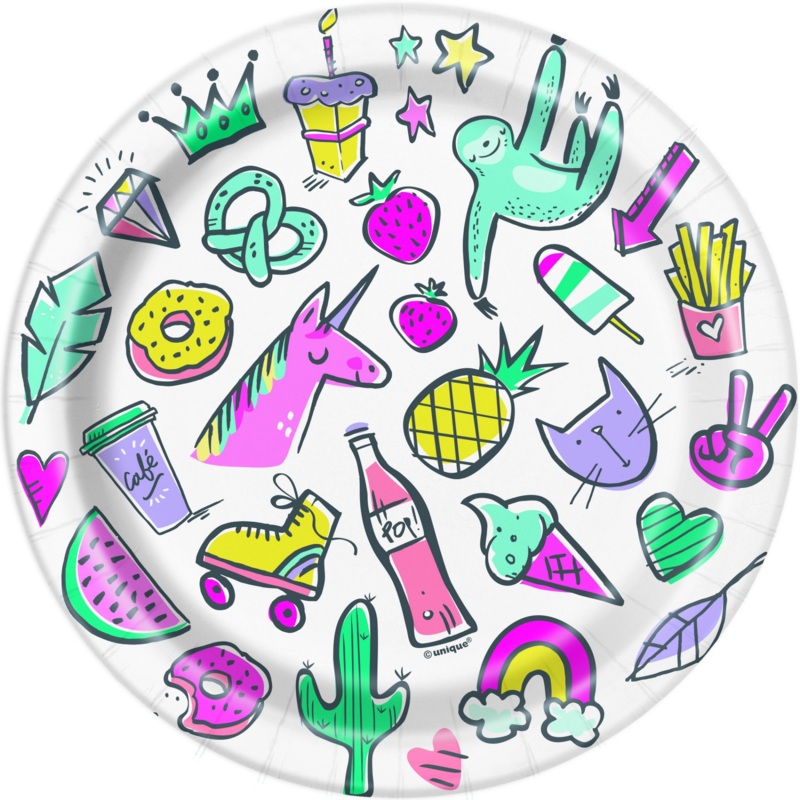 All My Favorite Things Dessert Plate 7"