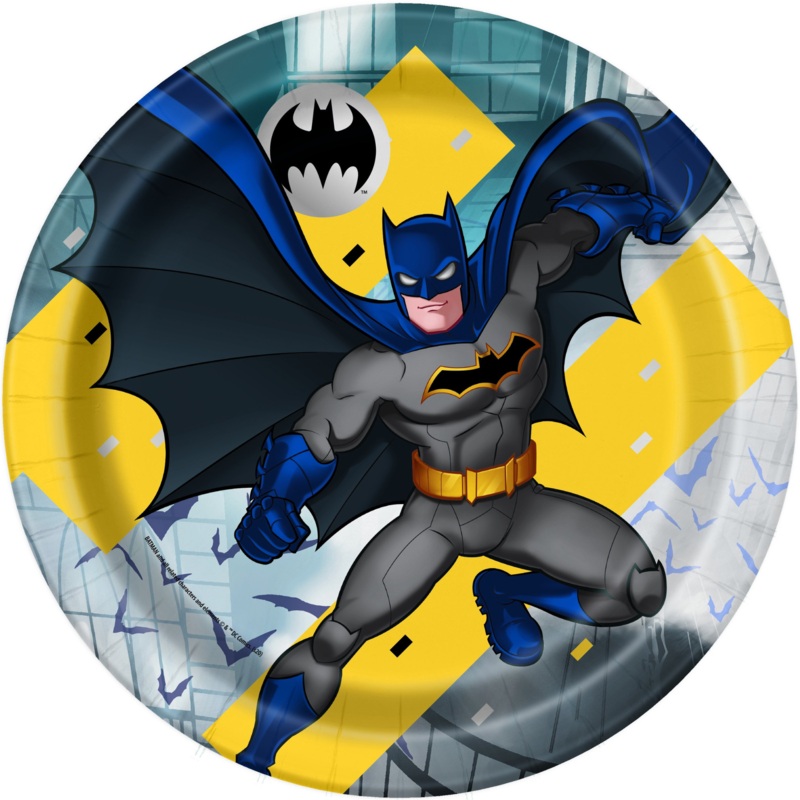 Batman Party Paper Plate 9"