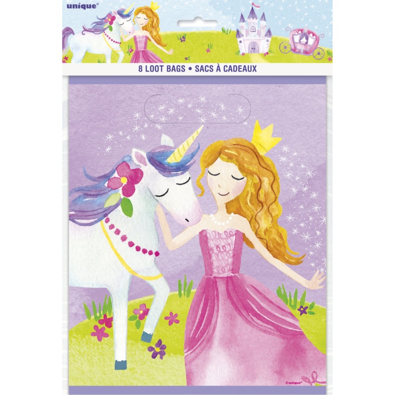 Magical Princess Loot Bags 8 pk