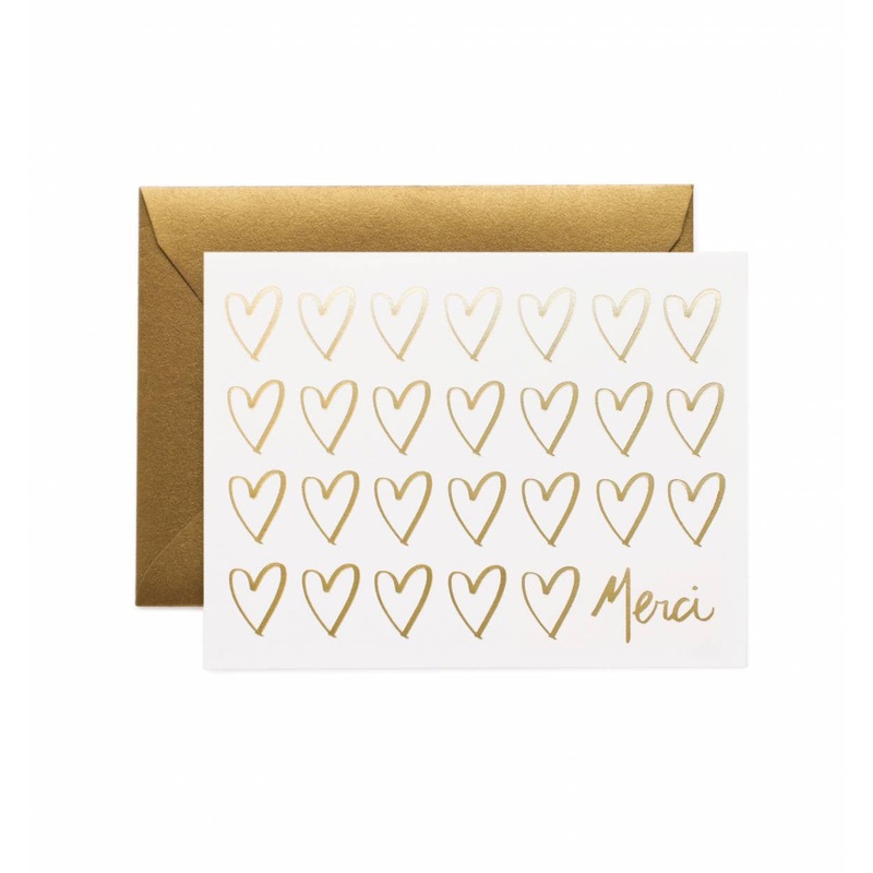 Merci Greeting Card