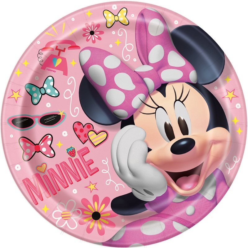 Minnie Mouse Dinner Plate 9"