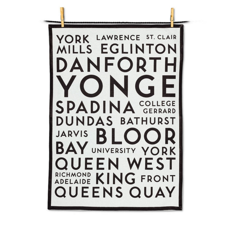 Street Names Tea Towels