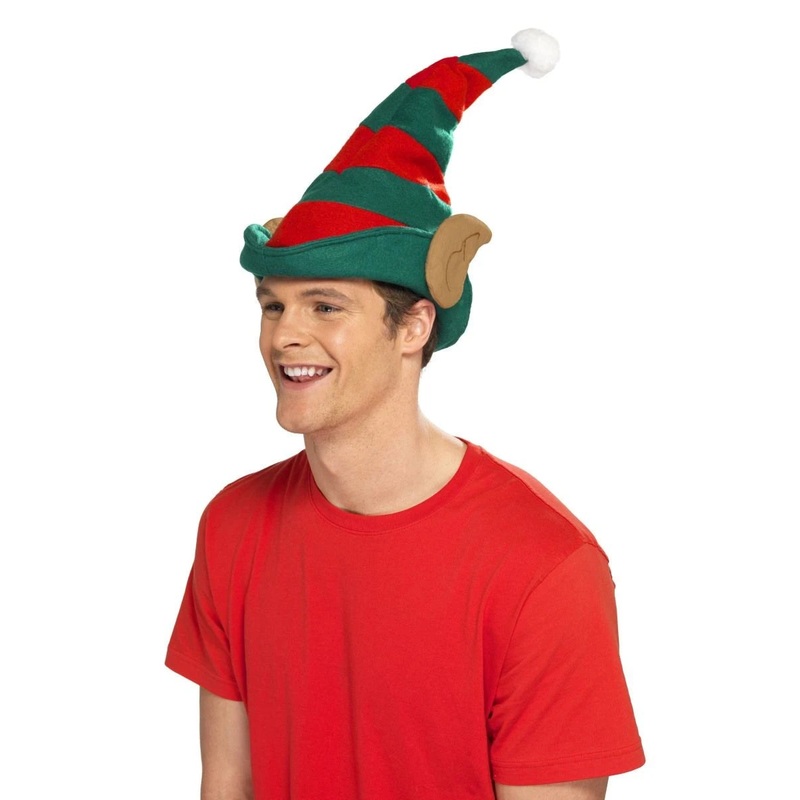 Stripey Elf Hat With Ears