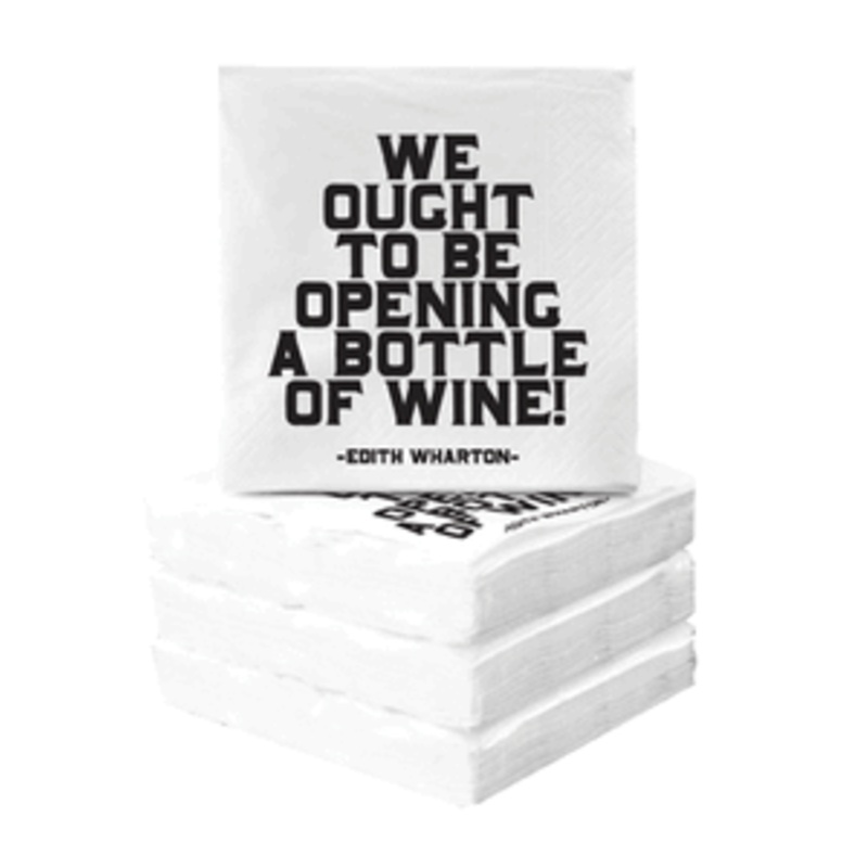 We Ought to be Opening Wine Napkins