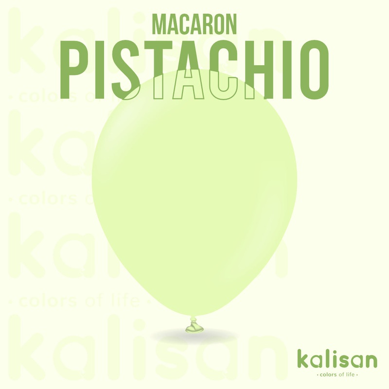 12 inch Kalisan Macaron Pistachio 100ct