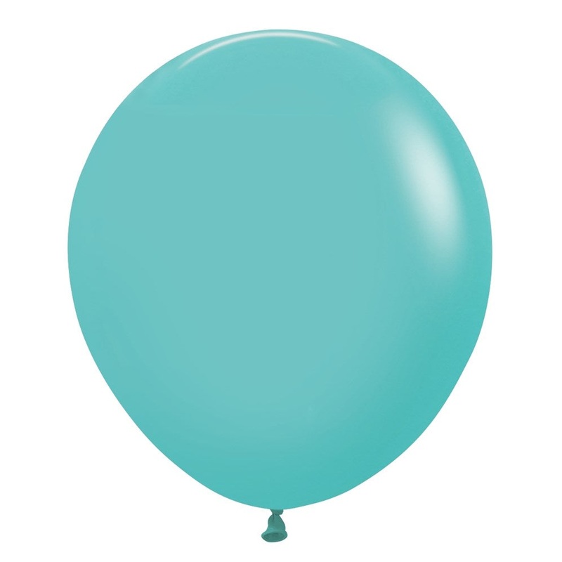 18 inch Sempertex Fashion Robins Egg Blue Latex Balloons 25ct