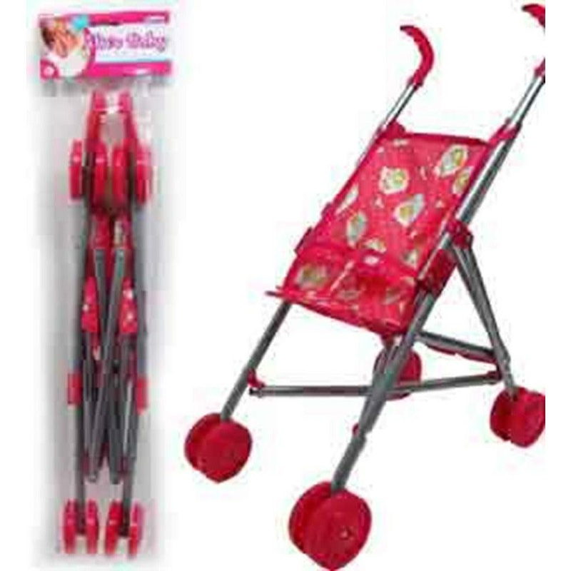 20inH Steel Frame Doll Stroller In Poly Bag W/ Header
