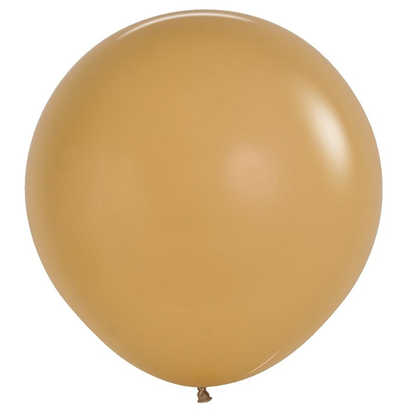 36 inch Sempertex Deluxe Latte Latex Balloons 10ct
