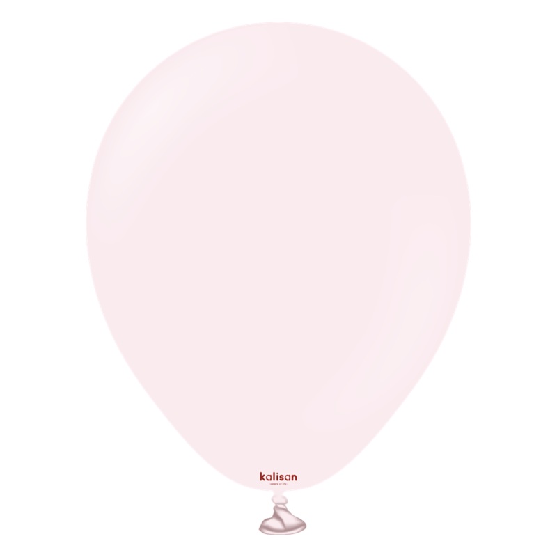 5 inch Kalisan Macaron Pale Pink 100ct
