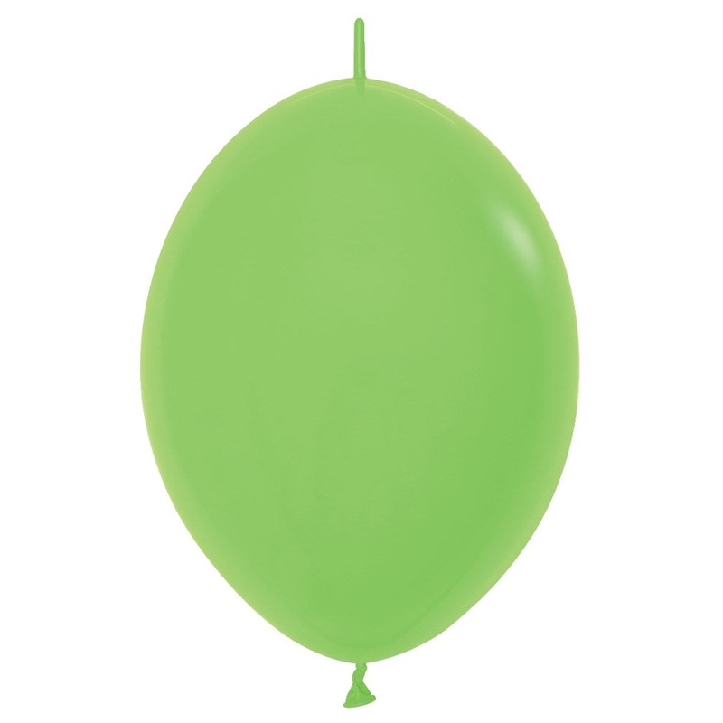 6 inch Sempertex Deluxe Key Lime Link-O-LOON 50ct
