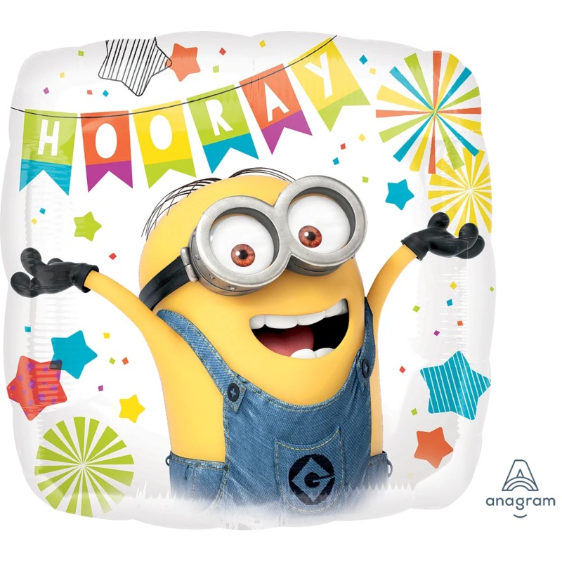 Anagram 17 inch Despicable Me Party Square Foil Balloon 1ct