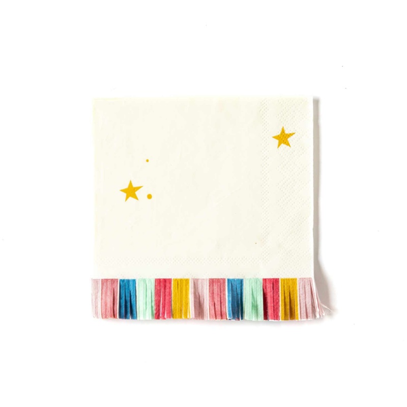 Hip Hip Hooray Fringe Beverage Napkins