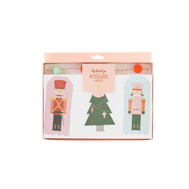 Nutcracker Icon Christmas Banner