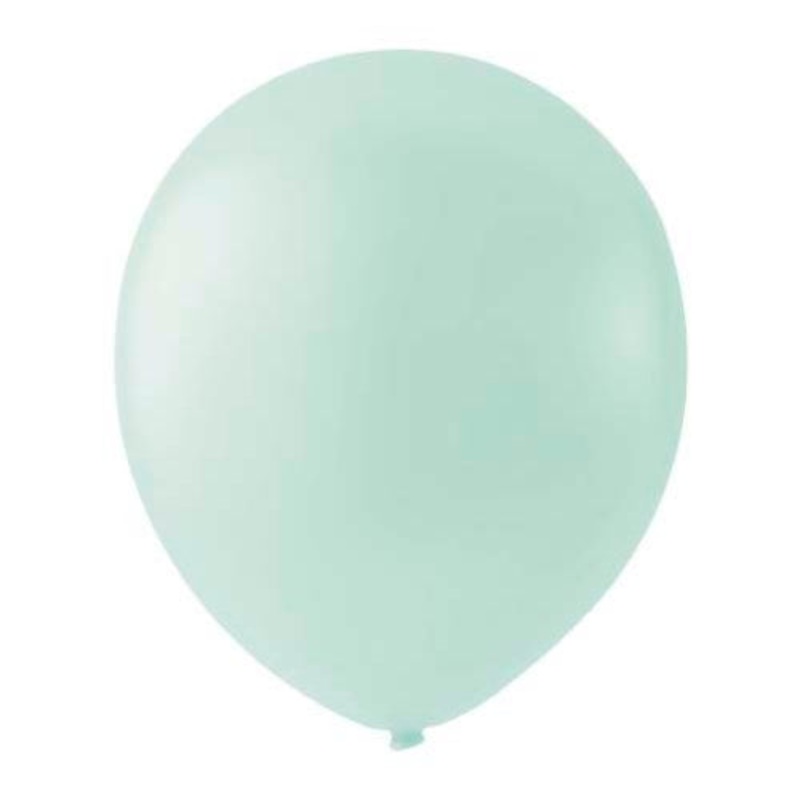 Payaso Latex Balloon Macaron Dec Mint 100ct 12in
