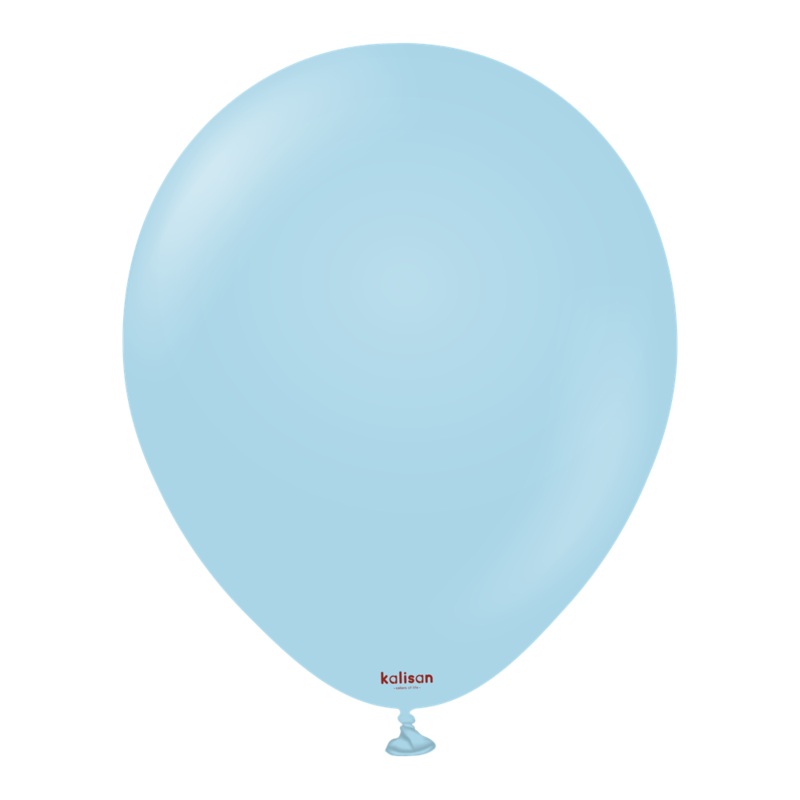 12 inch Kalisan Macaron Blue 100ct