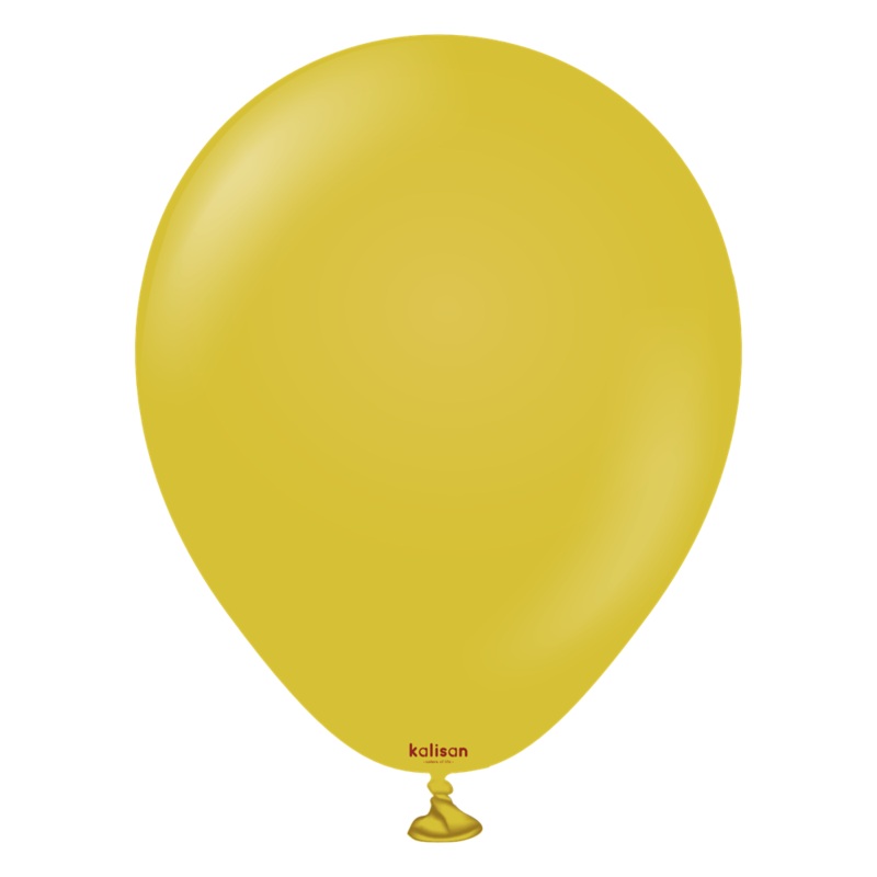 5 inch Kalisan Retro Mustard 100ct