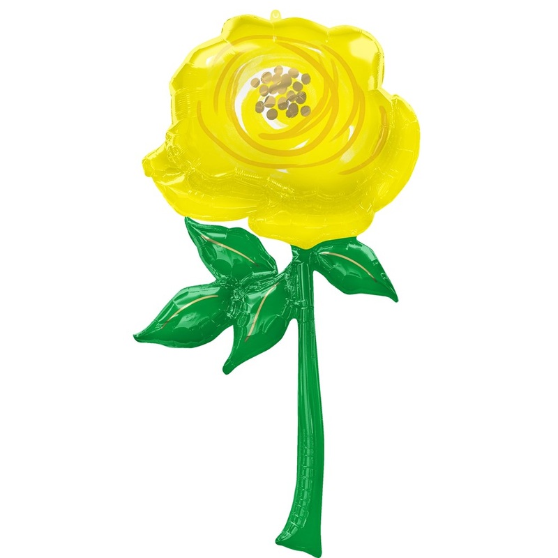 Anagram Yellow Flower 55in Multi-Balloon