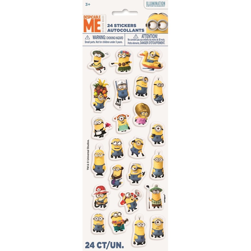 Despicable Me Puffy Sticker Sheet