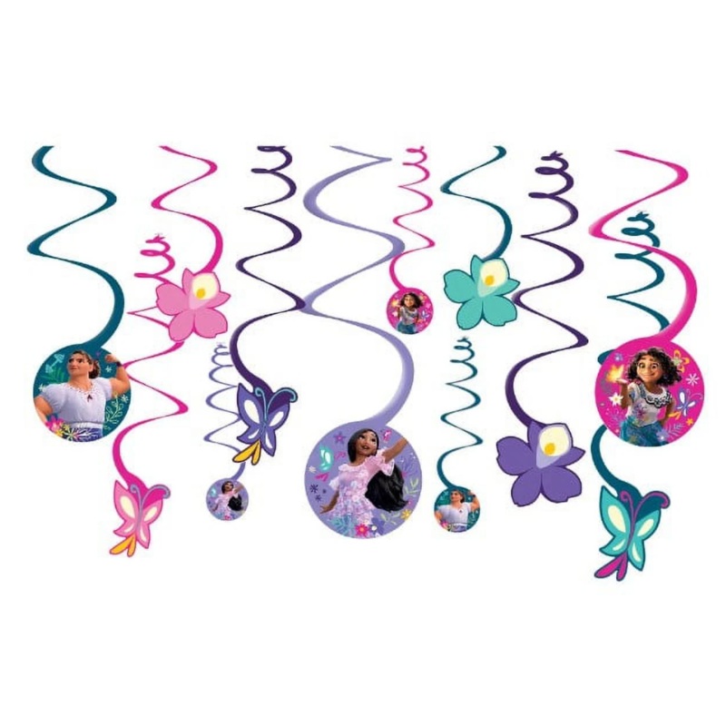 Disney Encanto Spiral Decorations  12ct