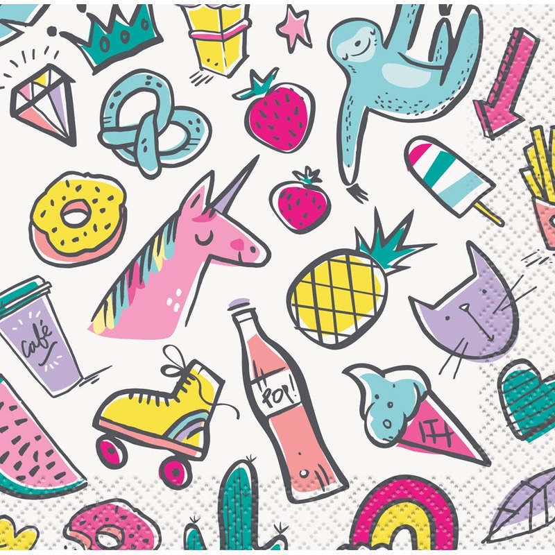 Favorite Things Birthday Napkin (S) 16ct