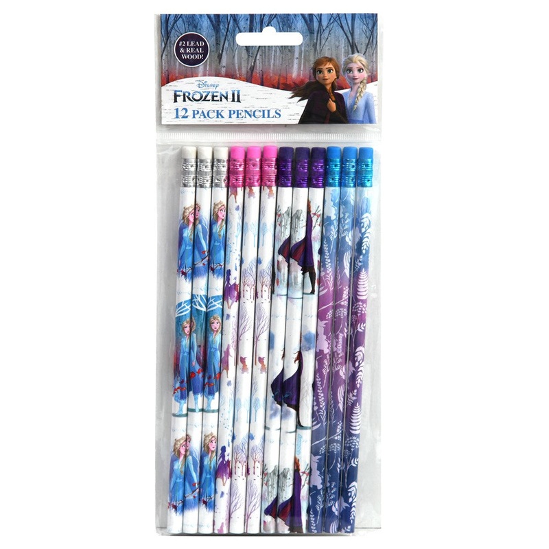 Frozen 2- 12Pk Pencil In Poly Bag and Header 4.25x.25x10