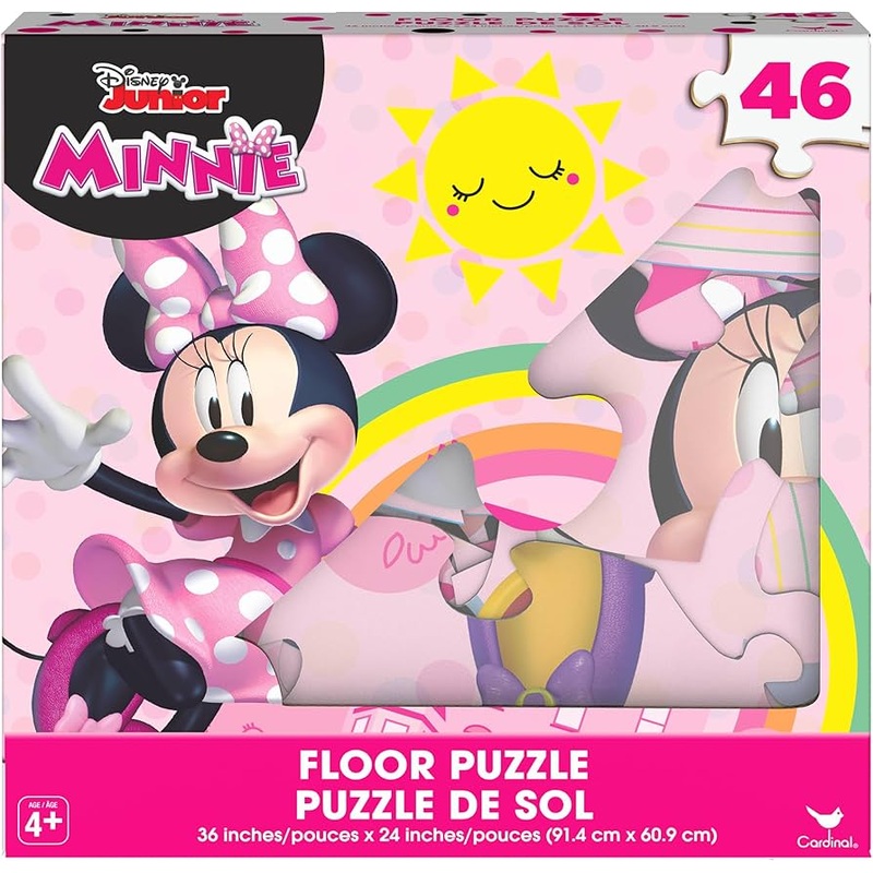 Minnie Floor Puzzle 46pc 10.7x2.5x10.5
