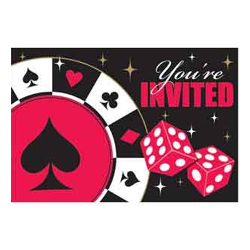 Place Your Bet Invitation 8ct