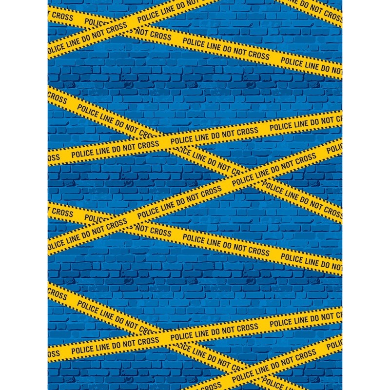 Police Party Photo Backdrop