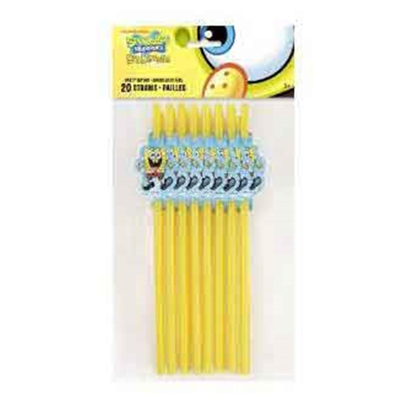 Sponge Bob Straws 20ct