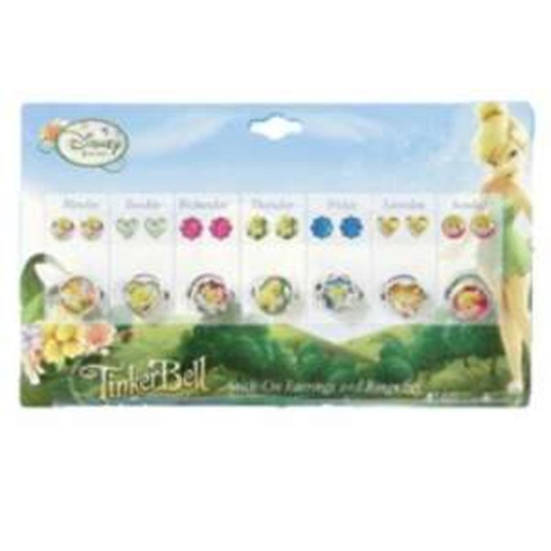 Tinkerbell Earring and Ring Set 7 Days