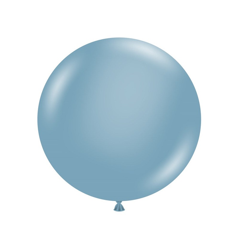 Tuftex Blue Slate 17 inch Latex Balloons 25ct