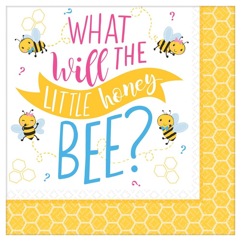 What Will It Bee Napkin (L) 16ct