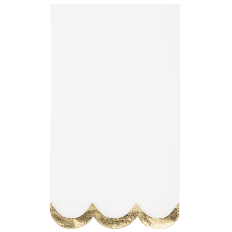 16 Scallop Edge Guest Napkin