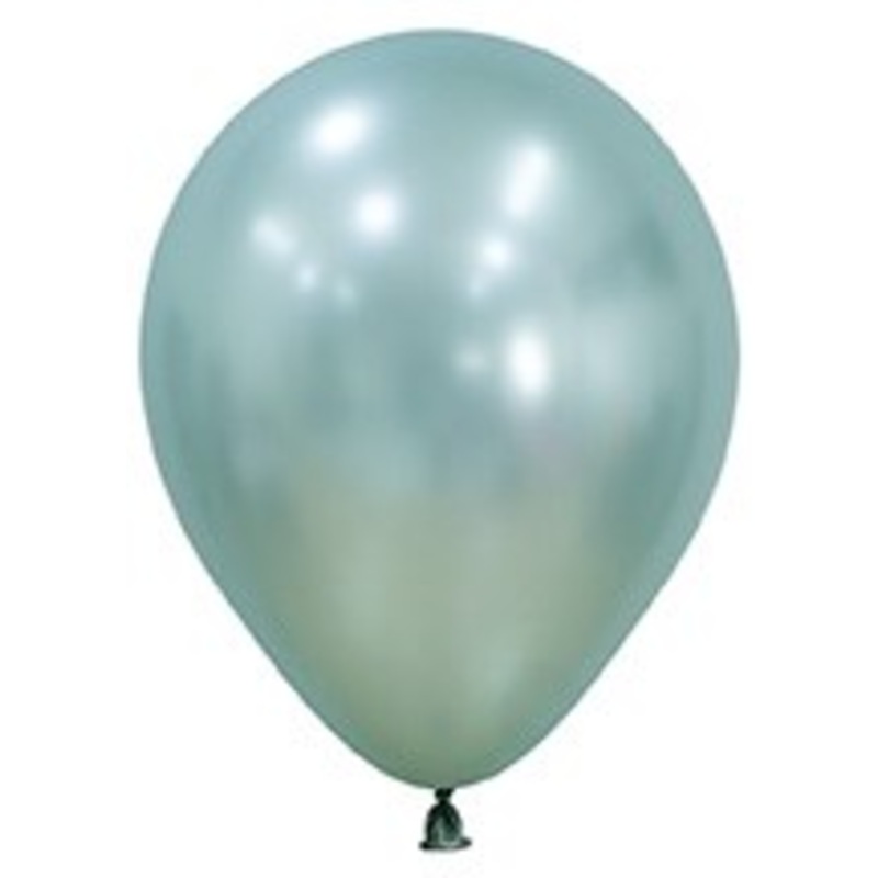 5 inch Sempertex Silk Cool Mint Latex Balloons 100ct