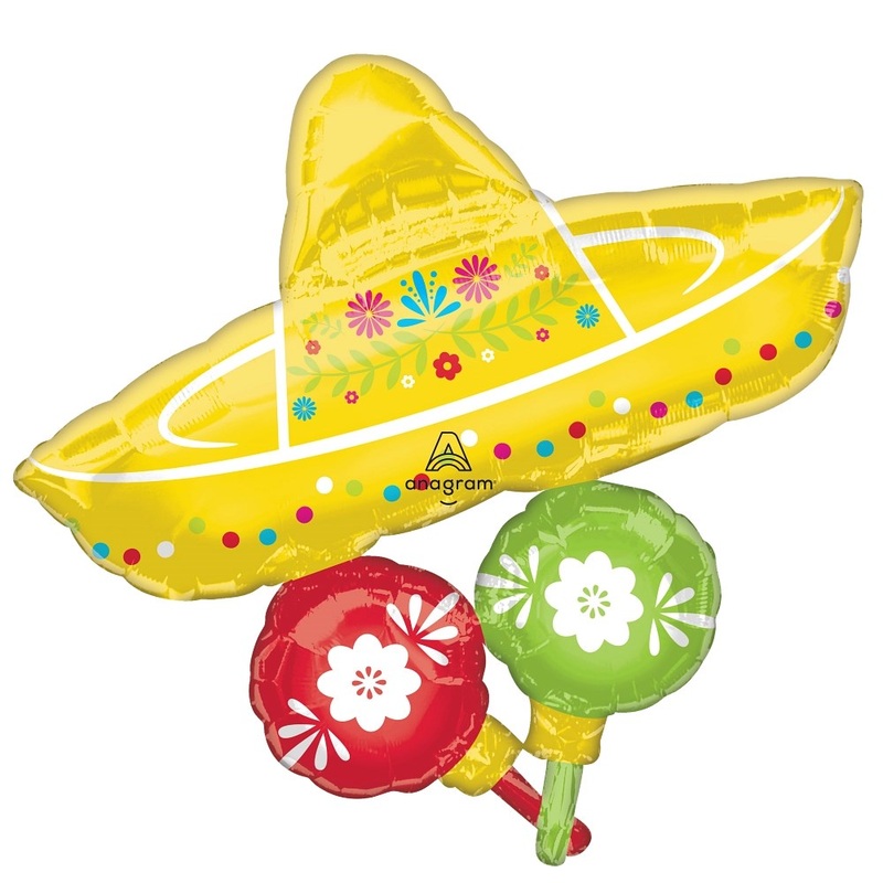 Anagram Viva La Party 32 inch Foil Balloon 1ct
