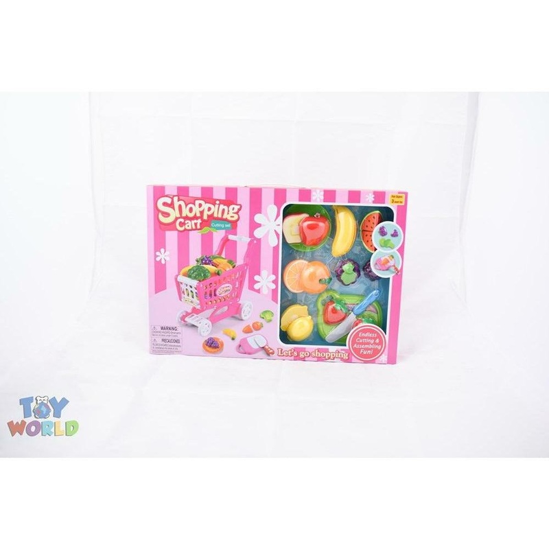 Kitchen Shopping Cart Pretend Food Set