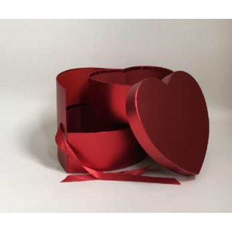 Magic Red Heart Ribbon Gift Box