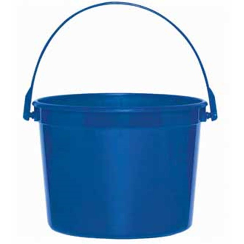 Plastic Bucket Royal Blue 1ct 6 inch D X 4.5 H