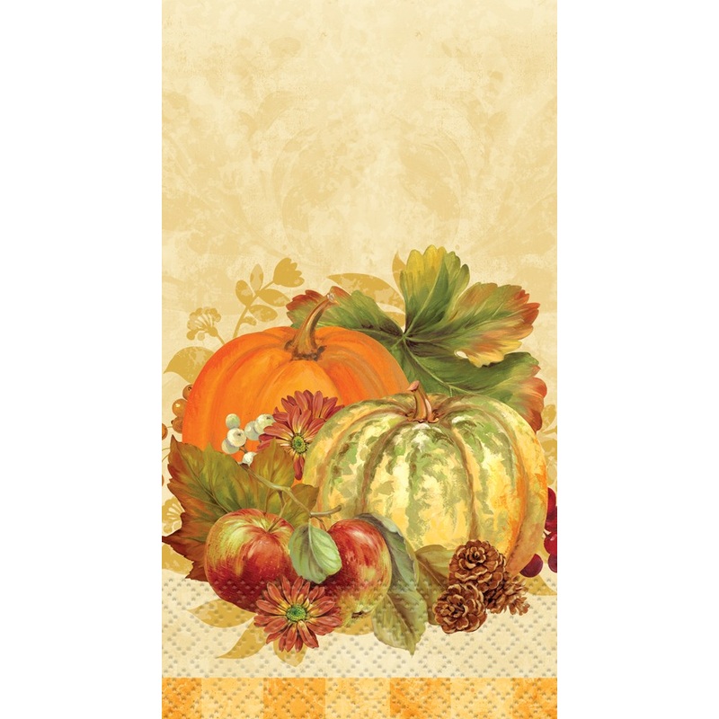 Pumpkin Harvest Guest Napkin 16ct
