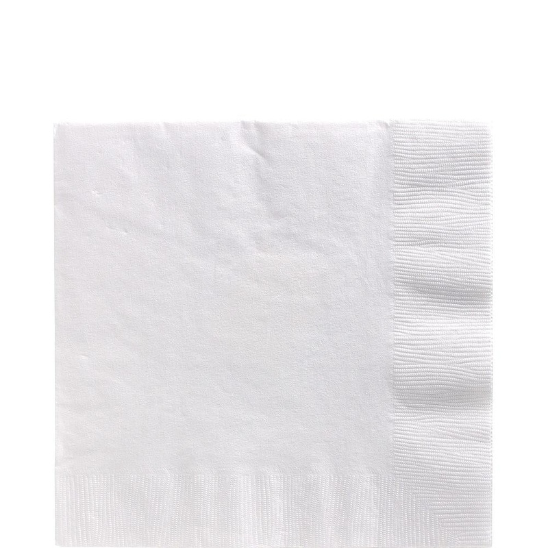 White Napkin (L) 2 Ply 125ct