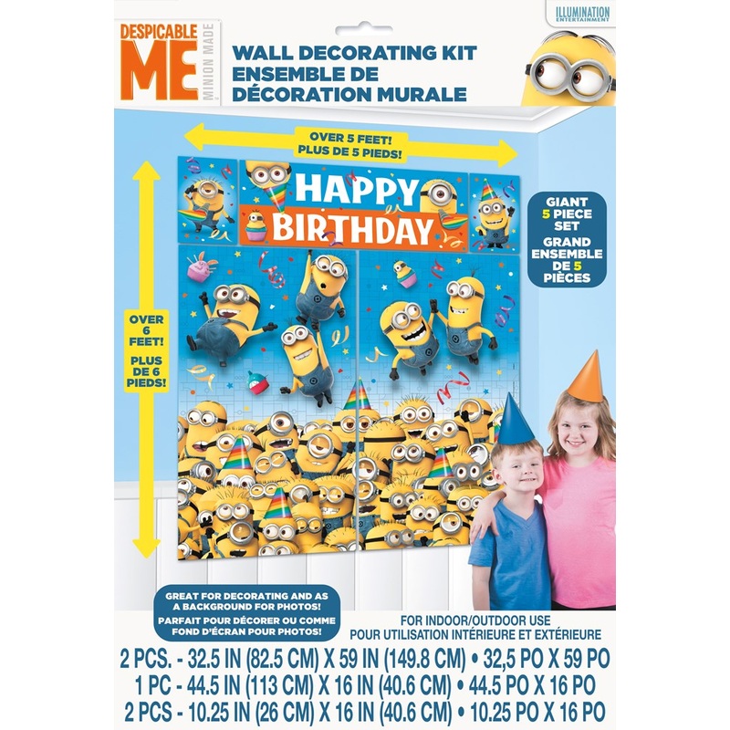 Despicable Me Wall Decor Kit 5ct