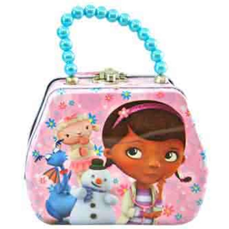 Doc Mcstuffins Purse Shaped Tin Box